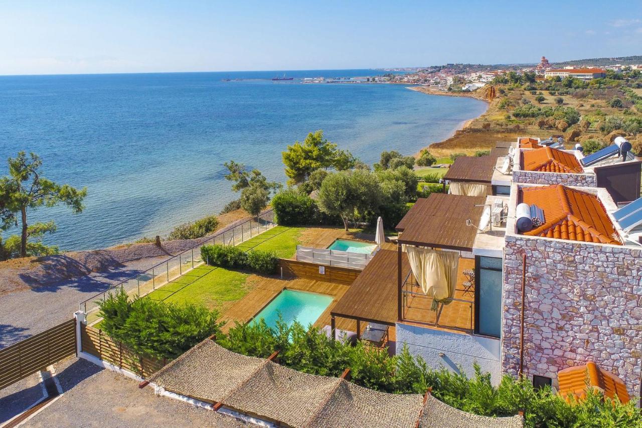 Kalma Villa Ena ネア・ムダニア エクステリア 写真
