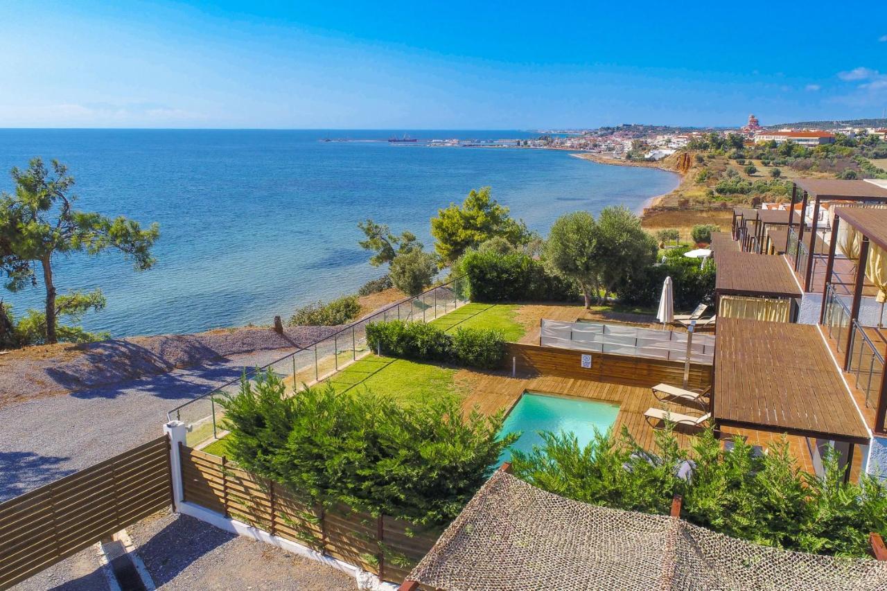 Kalma Villa Ena ネア・ムダニア エクステリア 写真