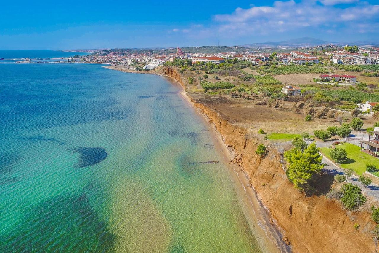 Kalma Villa Ena ネア・ムダニア エクステリア 写真