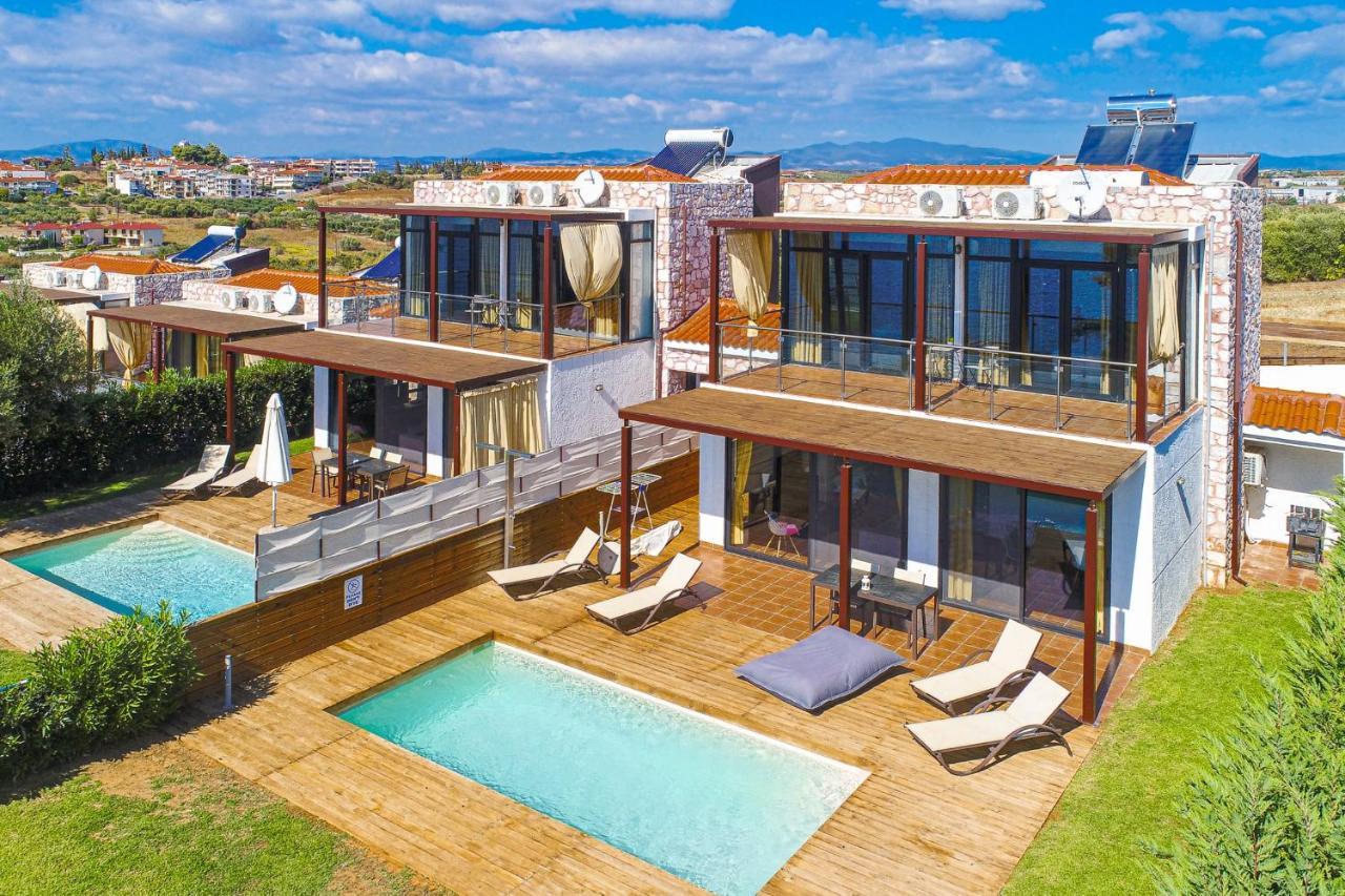 Kalma Villa Ena ネア・ムダニア エクステリア 写真